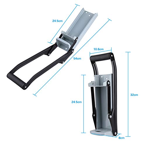 Compattatore di Lattine da Parete, Schiaccia Lattine per Birra e Bevande 500 ml, Strumento per Riciclo - immagine 6