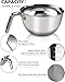 Marsheepy Double Boiler Pot Set, 2500ML（2.3QT） Mixing Bowl for Chocolate Melting, 4000ML（3.63QT） Stainless Steel Pot With Silicone Spatula for Melting Chocolate, Candy, Candle, Soap, Wax