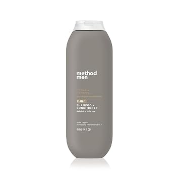 method men 2-in-1 Shampoo and Conditioner, Cedar + Cypress, 14 fl oz