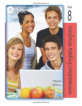 Paperback Grade 8 Nonfiction Reading Comprehension Teacher Edition Book