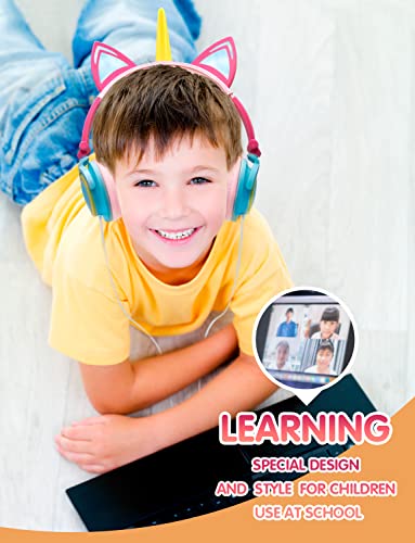 ONTA Cuffie per Bambini Over Ear LED Luminose