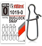 FANATIK Karabiner Duo-Lock 1019 gr. 000, 00, 0, 1, 2 Fast Lock snap Wirbel Angel