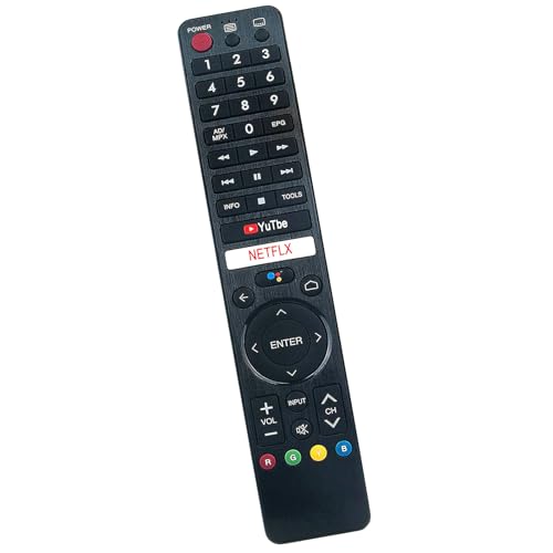 Télécommande vocale pour Sharp AQUOS Android TV avec contrôle micro intégré GB326WJSA