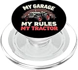 Traktor Restaurierung Vintage Landmaschinen Reparatur Enthusiast PopSockets PopGrip für MagSafe