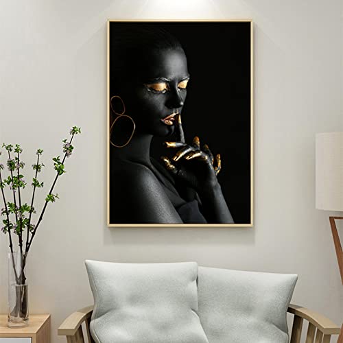 FUMOJI Fashion Abstrakte Frau Leinwand Bilder Cover