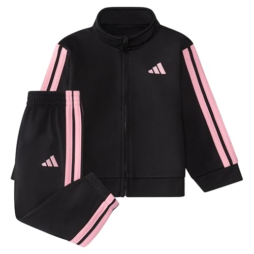 Amazon.com: adidas Baby Girl's 2-Piece Classic Tricot Track Suit