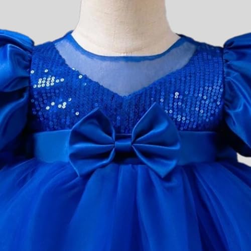 Image of Niren Enterprise Rollar Frock net Embroidery Work Ruffle Patterned Flared Short Sleeve Girl Frock, Pack of 1