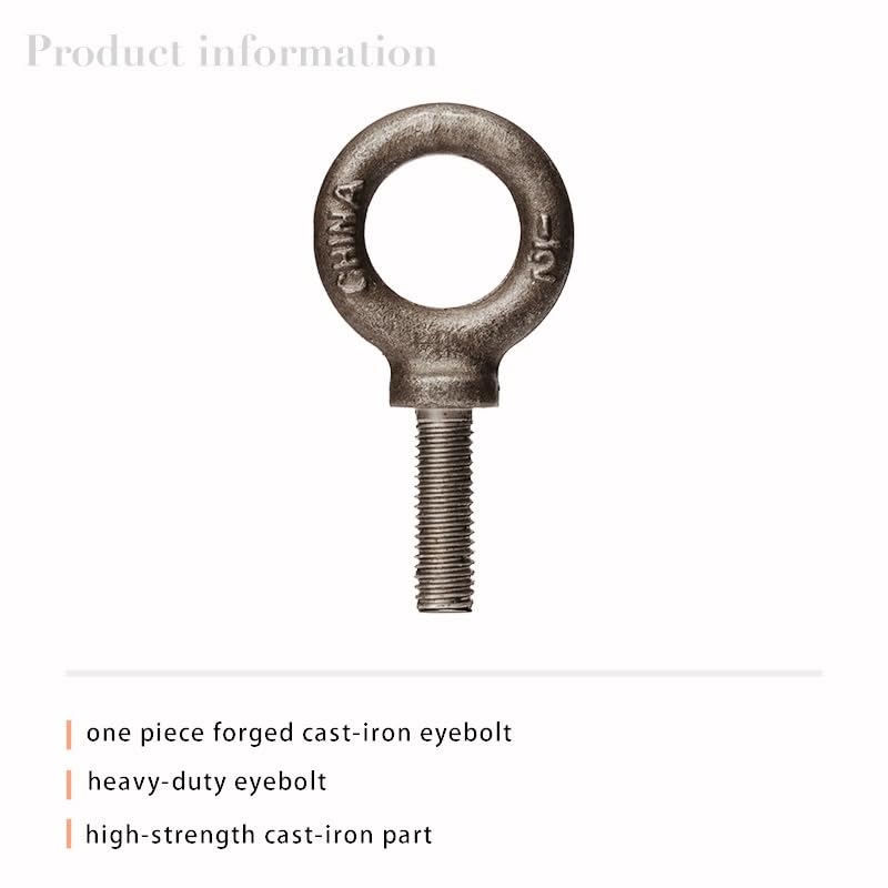 Image of HomelyNest Eye Bolts, 2Pcs Heavy Duty Lifting Shoulder 7 /16 * 1-3 /8