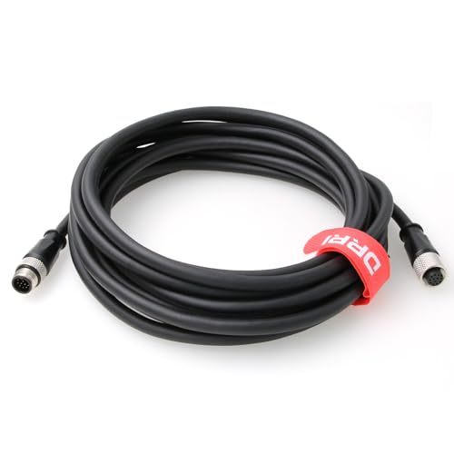 Cable M12 A-Code de 12 pines con moldeo de alta resistencia para robótica 3