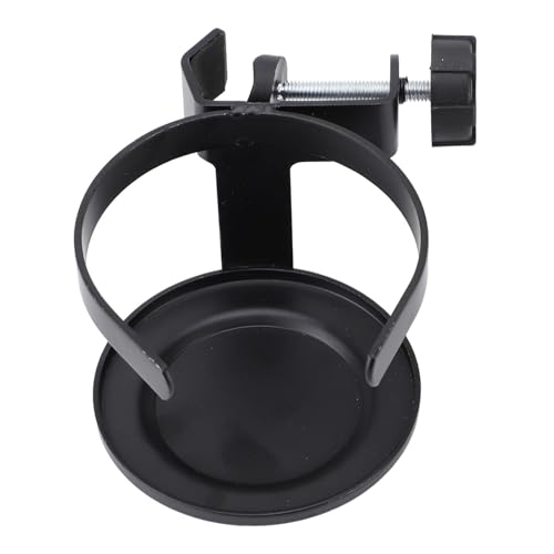 BAFOVY Portavasos con Soporte de Micrófono Ajustable con Brazos de Abrazadera Hechos de ABS y Hierro para Músicos e Intérpretes Se Adapta a Vasos de 3,5 Pulgadas