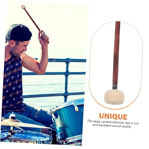 2 Baquetas de madera con fieltro para percusión miniatura 4