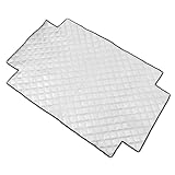 WEKADRIN Cubierta Aislante para Congelador y Refrigerador Funda Protectora con Película de Aluminio Reflectante Resistente al Agua y Diseño Elegante Compatible con Congeladores para Uso