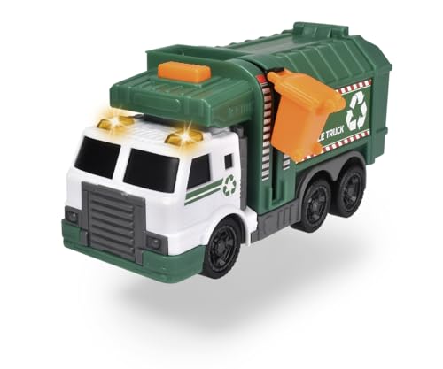 City Heroes - Recycling Truck Light and Sound - 15 cm by Dickie Toys - Used condition - CA$11.65