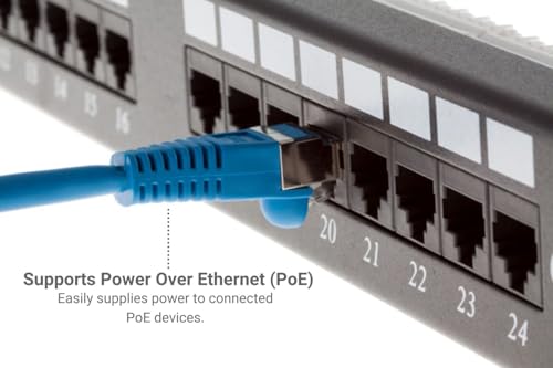 Cable Ethernet Cat6 STP 15 ft Azul miniatura 6