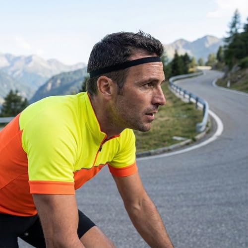 AvoDovA Sportbänder für Kinder, 5 Stück, elastisch, rutschfest, feines Haarband für Jungen und Mädchen, Stirnband Haarreif für Jungen, Fußball, Joggen, Radfahren, Fitness, Stirn Schweißband