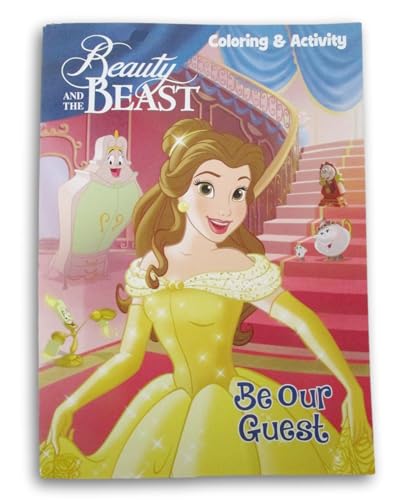 Beauty and The Beast Coloring Activity Book - 64 Pages