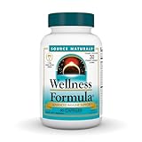Source Naturals Wellness Formula Bio-Aligned Vitamins & Herbal Defense for Immune System Support - Dietary Supplement & Immunity Booster - 60 Capsules
