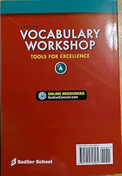 Vocabulary Workshop Level A Tools for Excellence (2022)