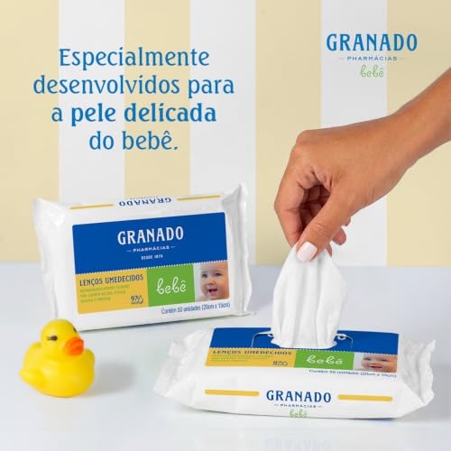 Granado Lenços Umedecidos Bebê, Tradicional, 50 Unidades