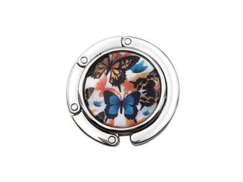 Mother of Pearl - Monedero de mesa plegable, diseño de mariposas