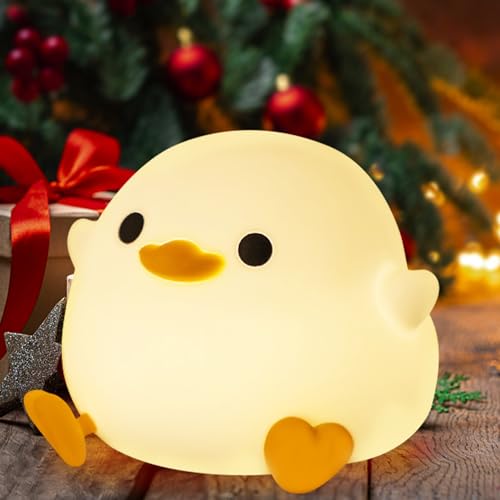 Anywin DoDo Ente Nacht Licht Silikon Enten Lampe Dimmbares Kinderzimmer Nachtlicht Wiederaufladbare LED Nachttischlampe mit 20 Minuten Timer Geschenke für Jungen Mädchen