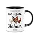 Huhn - Geschenk f&uuml;r H&uuml;hnerliebhaber Tasse - Zuhause ist wo meine H&uuml;hner sind - Kaffeetasse lustig mit Spruch f&uuml;r H&uuml;hnerfreunde - Deko (Schwarz)