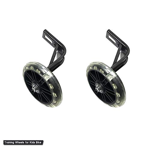 Overpassing Bicycle Training Wheels Auxiliary Wheel Stand Children's Bicycle Training Wheels Parts-Necessary Security and Stability-for 10 12 14Inch Kids Riding Equipment (10inch)