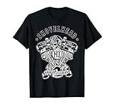 harley shovelhead Logo auf der Vorderseite des Kleidungsstücks. Klassisches amerikanisches Motorrad Rockabilly Cool