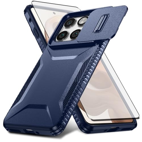 Coque Motorola Edge 5G 2025 antichoc à clapet de caméra coulissant et verre