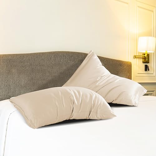 Fronha 100% seda amoreira para cabelo e pele, conjunto de 2, 25 fronhas de cetim de seda grau Momme