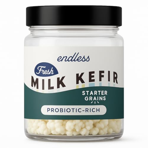 Image of Cultures for Health ENDLESS Milk Kefir Grains | Live Starter Culture | Make Tangy, Probiotic Kefir in 12-24 Hours | Reusable Milk Kefir Starter