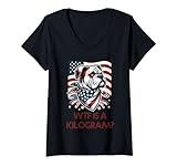 Photo Gallery donna wtf is a kilogram?, with french bulldog 4th of july usa flag maglietta con collo a v Photo Gallery donna wtf is a kilogram?, with french bulldog 4th of july usa flag maglietta con collo a v