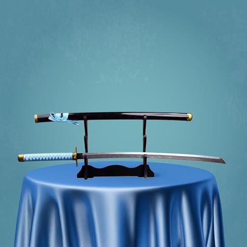 Image of OFFO Hyorinmaru Katana Replica 100cm | Anime Weapon of Toshiro Hitsugaya from Bleach | Lightweight Zanpakuto Prop for Cosplay, Collectors & Decorative Display