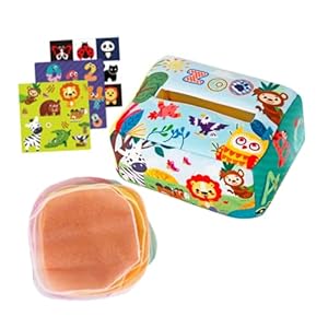 Milisten Taschentuchbox Babyspielzeug Set