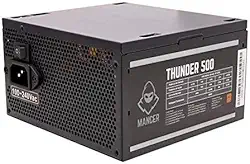 Fonte Mancer Thunder 500W | 80 Plus Bronze | PFC Ativo | Proteções OVP, OPP, OCP, SCP | MCR-THR500-BL01