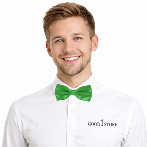 Image of Mens Classic Solid colour Bowtie 6pcs /12pcs Combo Pre-tied Satin polyester Formal tuxedo Bow tie Set For Boy Women and Men & Adjustable Length