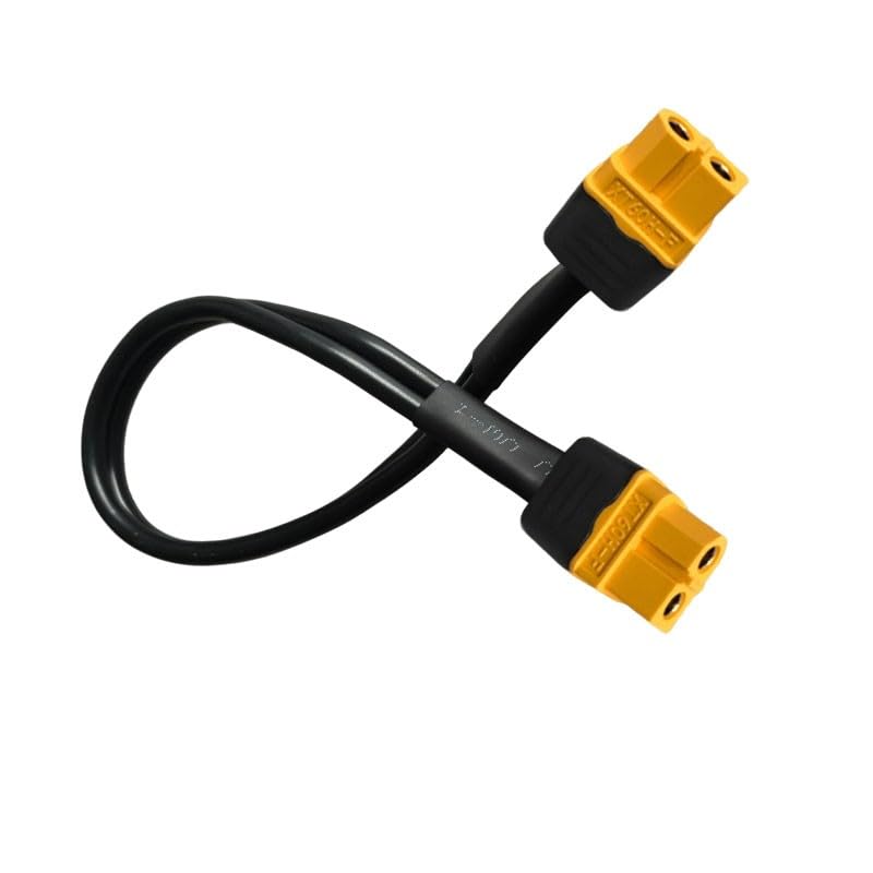 Cable de carga hembra a hembra de alta potencia de 360 W 60 con cable de 12 AWG para baterías de litio, cable de alimentación de 50 cm a 5 metros