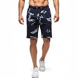 Taille Élastique&Cordon De Serrage：Ce bermuda homme camouflage est doté d'une taille élastique avec cordon de serrage réglable, offrant un ajustement facile et personnalisé à différentes morphologies, pour un confort optimal et une grande facilité d'habillage.