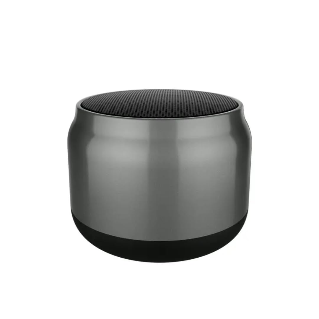 Portable Bluetooth Speaker Wireless Compact Design Gray and Black Premium Sound Quality
