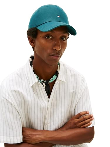 Image of Tommy Hilfiger Men's Cotton Flag Logo Adjustable Baseball Cap