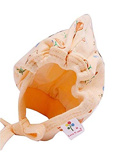 Image of mittenbooty� New Born Baby Soft Cotton Knot Closer Caps Unisex Hat Topi Pack of 3 pcs