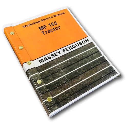  Massey Ferguson Mf 165 Trattore Manuale di riparazione tecnica negozio officina