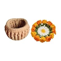 Amazon | Oshhni 初心者のかぎ針編みキットコースター