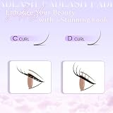 Fadlash Lashes Indywidualna objętość wstępnie uformowanych rzęs 14D, 0,07 mm, D Curl, długość mieszana 8-14, profesjonalne miękkie rzęsy (14D-0,07-D, 8-14 mm)