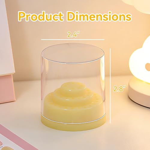 Estuche para brocas de taladro de uñas, organizador 48 agujeros miniatura 4