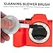 Tofficu 8pcs Air Blower Brush Cleaning for Camera Lenses Keyboards and Electronics Detachable Brush for Thorough Dust Removal Ergonomic Grip Design