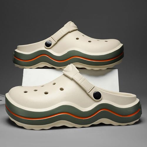 Men's Sports Sandals Women's Clogs Garden Shoes Adjustable Two Wear Mule Slippers Anti-Slip Quick-Drying Beach Shoes, Breathable and Comfortable3