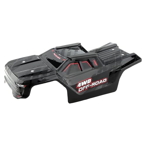 GDOOL H14BM RC Car Car Shell Body Shell Cover 1430D1 Accessories Spare Parts Compatible with Hyper Go H14BM 14210 JC14EP HP141 HP141S 1:14 Brushless RC Trucks Vehicle (Black)