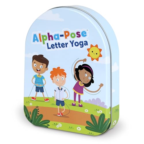 Learning Resources Alpha-Pose Letter Yoga, Kids Yoga, Alphabet Flash Cards, Learning Toys for Toddlers, Social Emotional Learning, Gifts For Kids Ages 4+, 28 Pieces