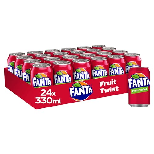 Fanta Fruit Twist Soft Drink Can 330 mL